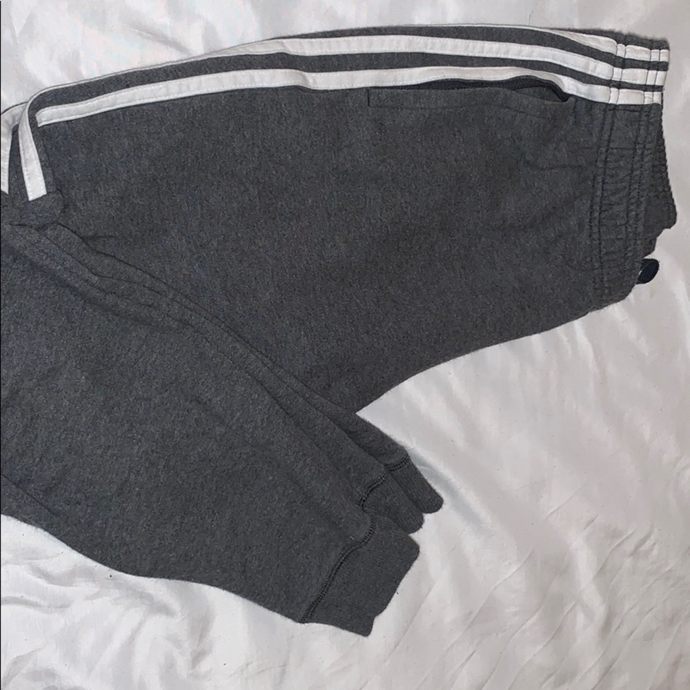 Adidas gray joggers